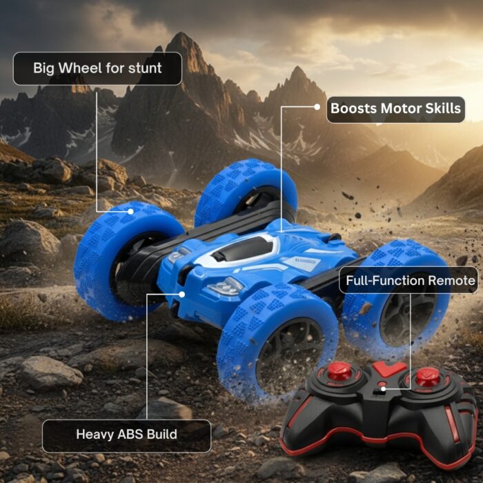 Electroplay 360° Flip RC Car – Remote control stunt fun for boys & girls!