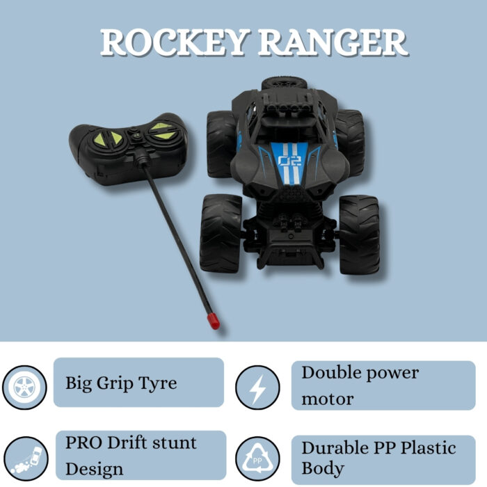Electroplay Rockey Ranger – All-terrain remote control fun toy for girls and boys!