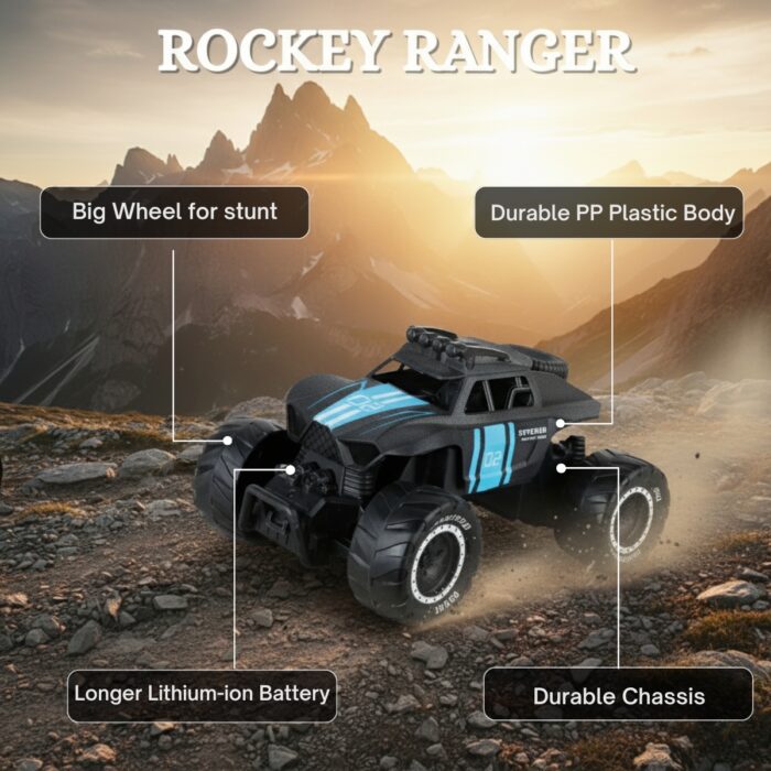 Electroplay Rockey Ranger – All-terrain remote control fun toy for girls and boys!